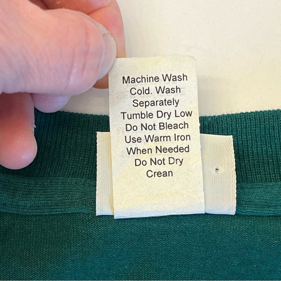 Bugle Boy Men’s Vintage Short Sleeve Green Crewneck Pocket Tee T-shirt L - Picture 6 of 12